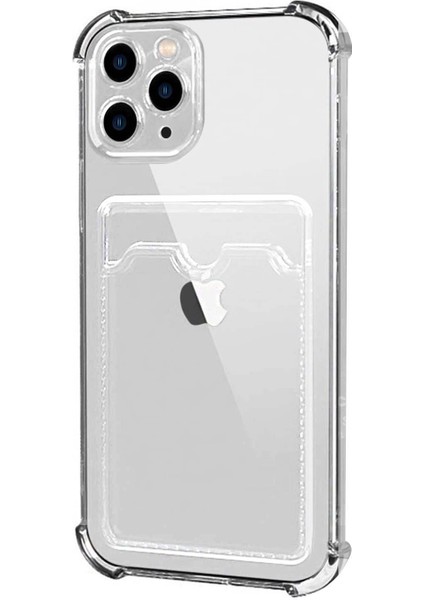 Apple iPhone 11 Pro Card Slot Shock Kılıf Şeffaf fiyatları