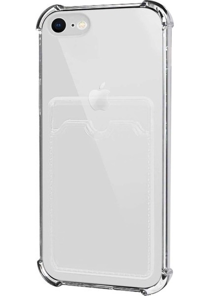 Apple iPhone 7 Card Slot Shock Kılıf Şeffaf fiyatları