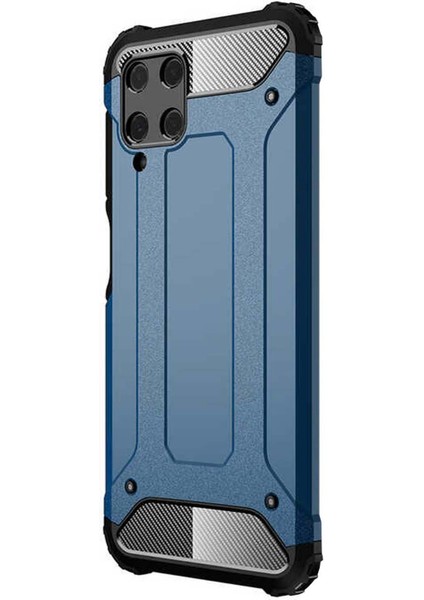 Samsung Galaxy M22 Kılıf Rugged Armor Mavi