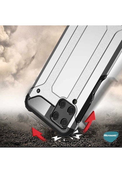 Samsung Galaxy M22 Kılıf Rugged Armor Mavi