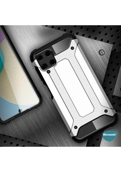 Samsung Galaxy M22 Kılıf Rugged Armor Mavi