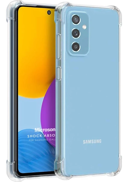 Samsung Galaxy M52 Kılıf Shock Absorbing Şeffaf