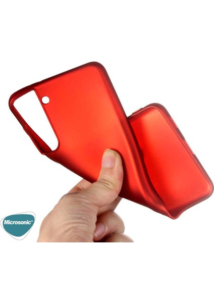 Matte Silicone Samsung Galaxy S22 Kılıf Rose Gold