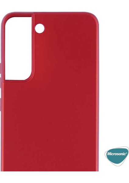 Matte Silicone Samsung Galaxy S22 Kılıf Rose Gold