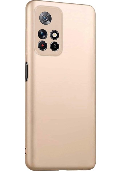 Matte Silicone Xiaomi Poco M4 Pro Kılıf Gold fiyatları