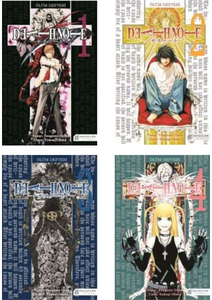 Death Note: Ölüm Defteri 1 - Death Note: Ölüm Defteri 2 - Death Note: Ölüm Defteri 3 - Death Note: Ölüm Defteri 4