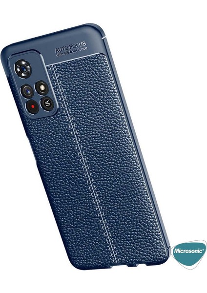 Xiaomi Poco M4 Pro Kılıf Deri Dokulu Silikon Siyah indirimleri