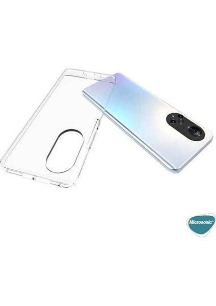 Honor 50 Kılıf Transparent Soft Beyaz