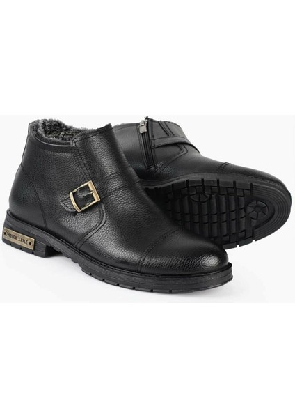 1622 Deri Kürklü Kışlık Bot modelleri