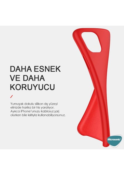 Apple iPhone 13 Mini Kılıf Liquid Lansman Silikon Siyah