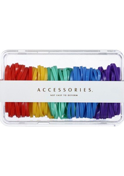 100 Parça Büyük Halkalı Lastik Toka