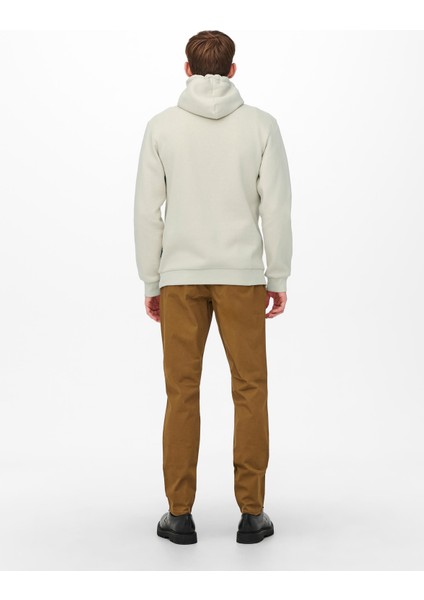 Ceres Hoodie Sweat Noos Erkek Bej Sweatshirt 22018685-06