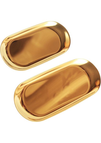 Moda Metal Tepsi Paslanmaz Çelik Tepsi Iskandinav Tarzı Oval Depolama Tepsisi(Yurt Dışından) indirimleri