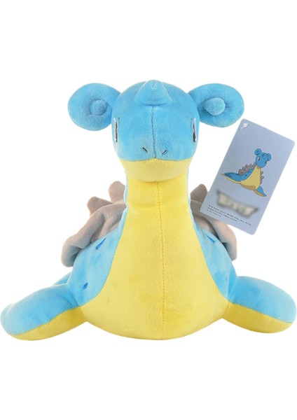 Shenzhen Xin Xin Kid-Lapras Pokemon Peluş Oyuncak 25CM - Mavi (Yurt Dışından)