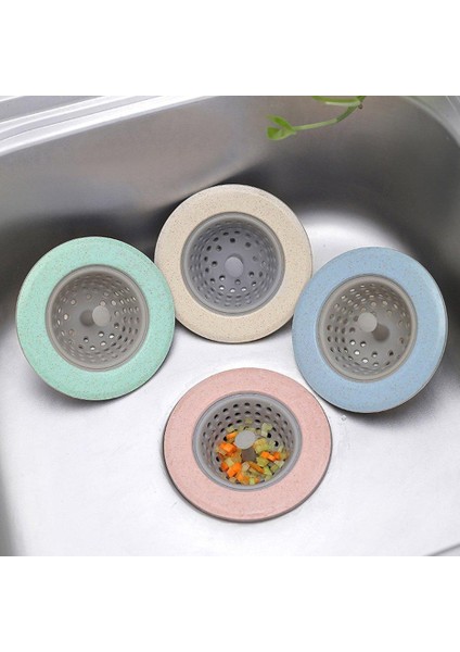 Pratik Silikon Ev Mutfak Banyo Yuvarlak Şekil Yer Sifonu Kapak Fişi Anti-Blokaj Su Saç Catcher Filtre Süzgeç fırsatları