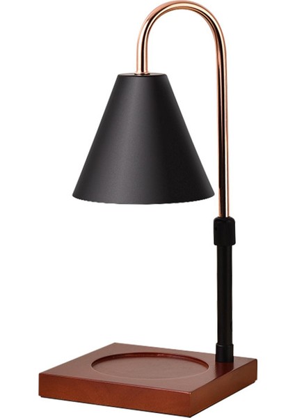 Balmumu Melter Lamba Mum Isıtıcı Yağ Burner Mumluk Ofis Dekor Siyah (Yurt Dışından)