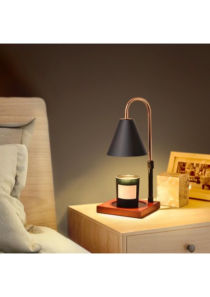 Balmumu Melter Lamba Mum Isıtıcı Yağ Burner Mumluk Ofis Dekor Siyah (Yurt Dışından) modelleri