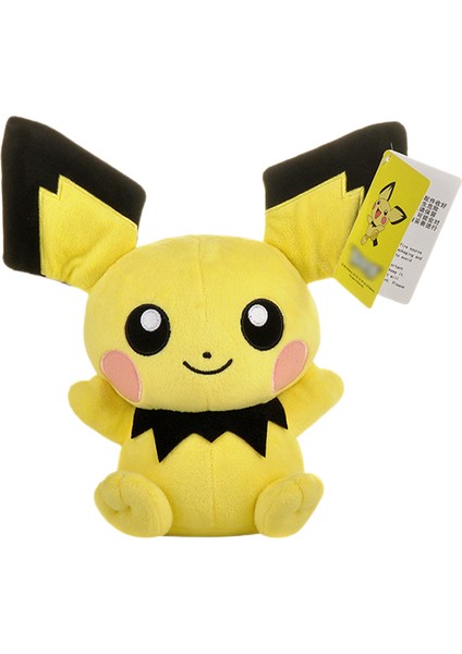 Kid-Pichu Pokemon Peluş Oyuncak 20CM - Sarı (Yurt Dışından)