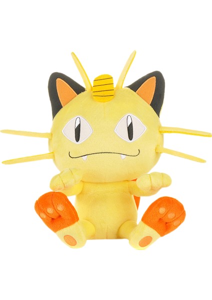 Shenzhen Xin Xin Kid-Meowth Pokemon Peluş Oyuncak 25CM - Sarı (Yurt Dışından)