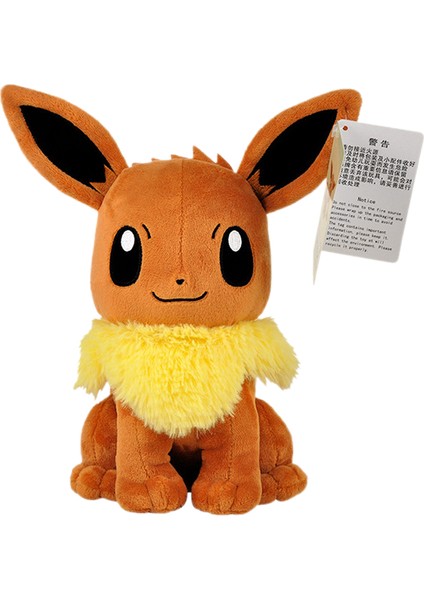 Shenzhen Xin Xin Kid-Eevee Pokemon Peluş Oyuncak 25CM - Kahverengi (Yurt Dışından)