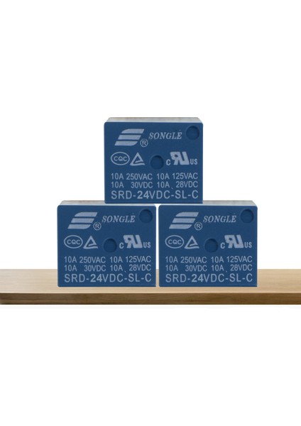 SRD-24VDC-SL-C - 24V Role 10A 5pin (3 Adet)