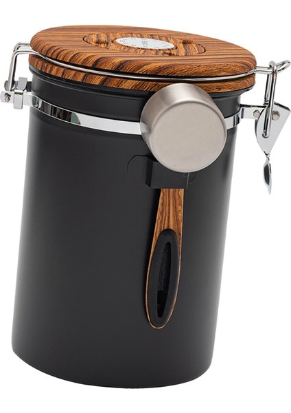 Kahve Konteyner Hava Geçirmez Kahve Depolama Kurutulmuş Meyve Yeşil Tarih Izleyici (Yurt Dışından)