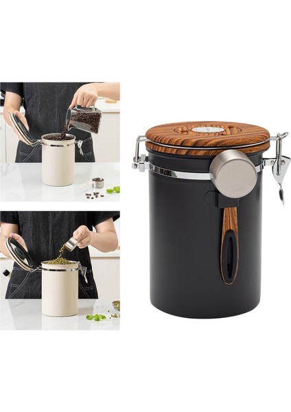 Kahve Konteyner Hava Geçirmez Kahve Depolama Kurutulmuş Meyve Yeşil Tarih Izleyici (Yurt Dışından) modelleri