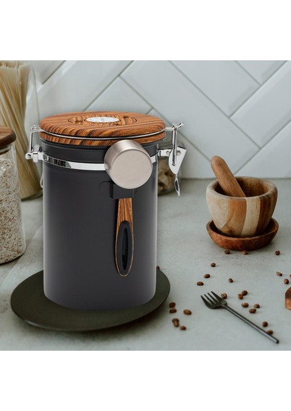 Kahve Konteyner Hava Geçirmez Kahve Depolama Kurutulmuş Meyve Yeşil Tarih Izleyici (Yurt Dışından) fırsatları