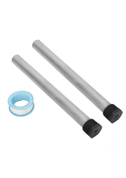 2 Adet Npt3/4 21*320MM Su Isıtıcı Alaşımlı Anot Çubuk Korozyon Önleyici Çubuk(Yurt Dışından)