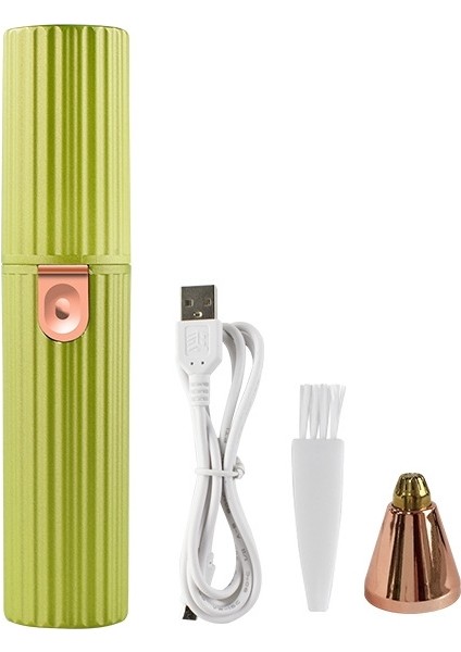 BZ-207 USB Elektrikli Tıraş Makinesi Yeşil (Yurt Dışından)