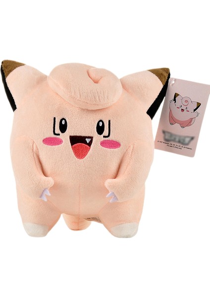 Shenzhen Xin Xin Clefairy Pokemon Peluş Oyuncak 20.5CM - Pembe (Yurt Dışından)