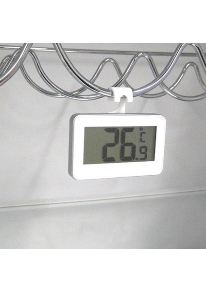 LCD Dijital Ekran Hassas Buzdolabı Termometre Ayarlanabilir Stand Mıknatıs Su Geçirmez Dijital Termometre fırsatları