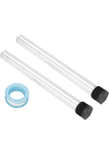 2 Adet 21X235MM Magnezyum Anot Çubuk Çubuk Siyah Düz Tabanlı Su Isıtıcı Npt3/4 Konu fiyatları