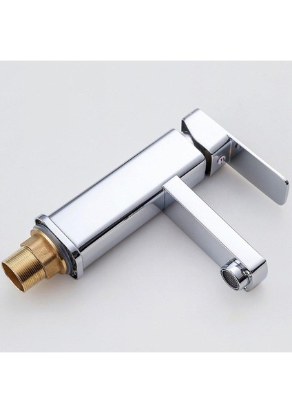 Kare Mutfak Dönebilen Sıcak Soğuk Çift Kullanımlı Musluk Dokunun Tek Delikli Su Vanası fiyatları