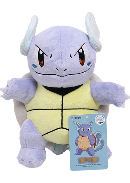 Shenzhen Xin Xin Kid-Wartortle Pokemon Peluş Oyuncak 22CM - Mor (Yurt Dışından)