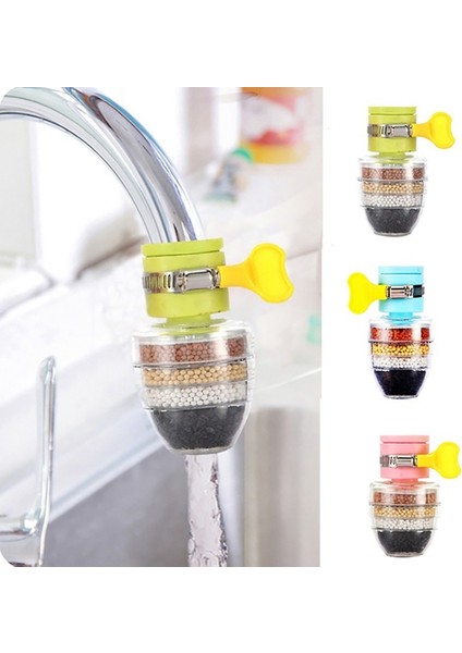3 Adet Ev Mutfak Su Yumuşatıcı Florür ile Filtrasyon Kartuşu Musluk Arıtma Musluk Musluk Su Arıtma Filtresi fiyatları