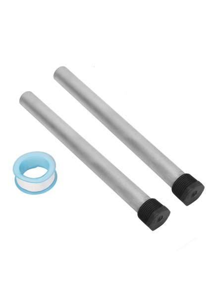2 Adet Npt3/4 21*235MM Su Isıtıcı Alaşımlı Anot Çubuk Korozyon Önleyici Çubuk