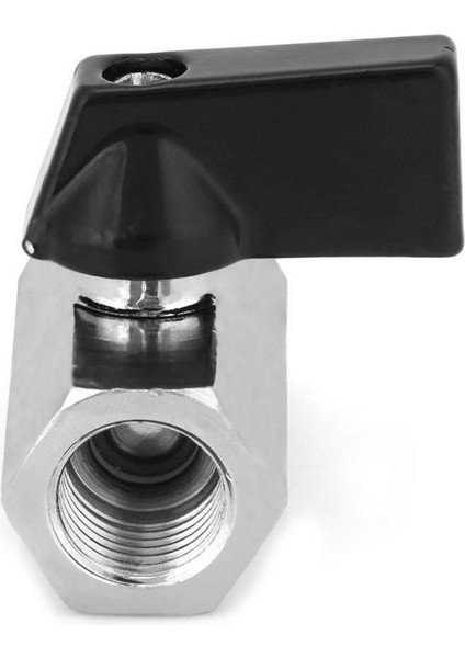 1 Adet G1/4 Gaz Boru Hattı Manipülatör Vanası Mini Pirinç Kaplama Krom Dişi Dişi Düz Saplı Top(Yurt Dışından)