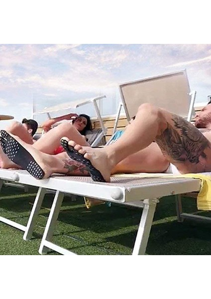1 Çift Plaj Yalınayak Pedleri Görünmez Kaymaz Ayak Çıkartmaları Pedleri Açık Plaj Parkı Çim Spa Mavi-Xl fırsatları