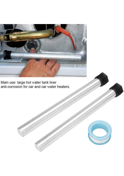 Adet 21X320MM Dahil Olmak Üzere Npt3/4 Dişli Su Isıtıcısı Için Magnezyum Anot Çubuğu modelleri