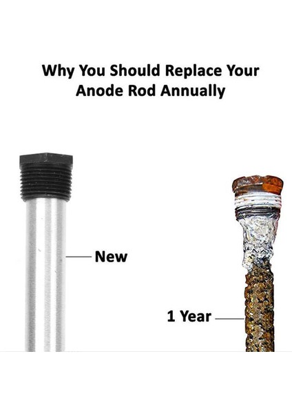 Adet 21X320MM Dahil Olmak Üzere Npt3/4 Dişli Su Isıtıcısı Için Magnezyum Anot Çubuğu fırsatları