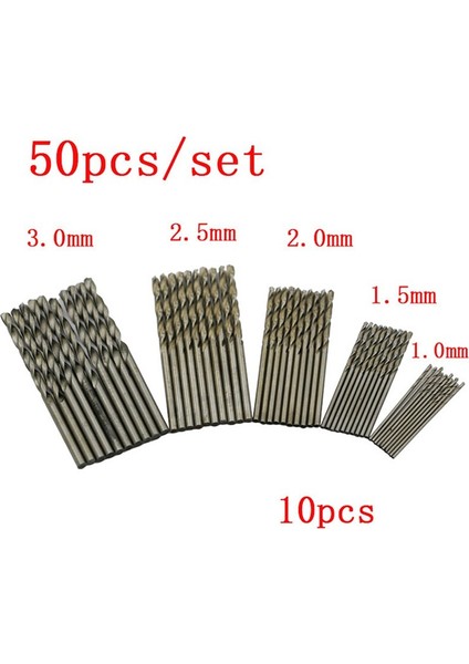 50 Adet/grup Metal Ahşap Işleme Içın Matkap Uçları Hss Çelik Düz Şaft 13MM Büküm Matkap Ucu Elektrikli El Aletleri (Yurt Dışından) fırsatları