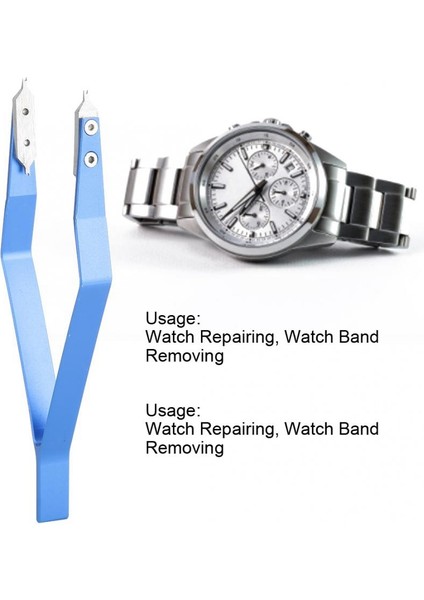 V-Şekilli Saat Yaylı Çubuk Cımbız Metal Saat Tamir Aksesuarı Aracı Izle Onarım Aracı Izle Araç Kiti Saatçiler Için fırsatları