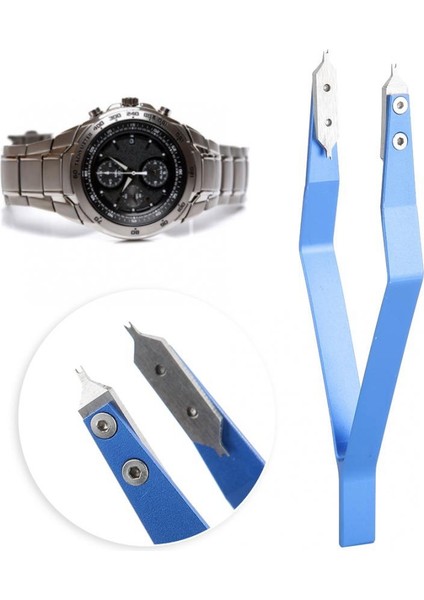 V-Şekilli Saat Yaylı Çubuk Cımbız Metal Saat Tamir Aksesuarı Aracı Izle Onarım Aracı Izle Araç Kiti Saatçiler Için indirimleri