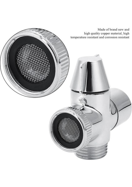 M22 * 1 Kadın Konu Su Musluk Adaptörü Ev Banyo Için Yön Değiştirici Üç Yollu Konnektör(Yurt Dışından) fiyatları