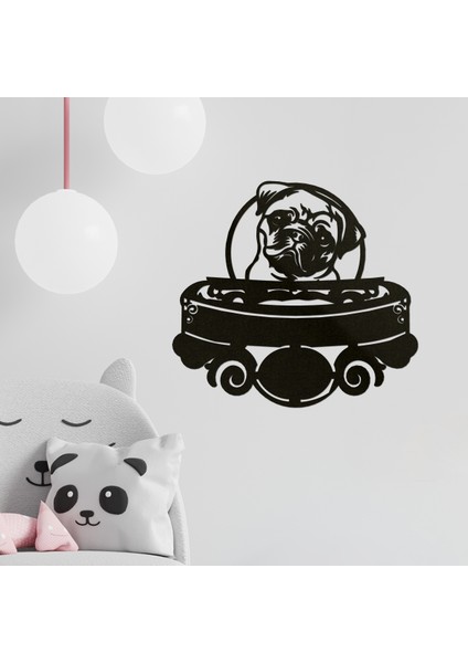 Ahşap Tablo - Dj Pug