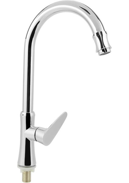 G1 / 2in Çinko Alaşımlı Tek Delik Kolu Soğuk Dokunun Mutfak Havzası Evye Bataryası Musluk Mikser Bacalı(Yurt Dışından) fırsatları