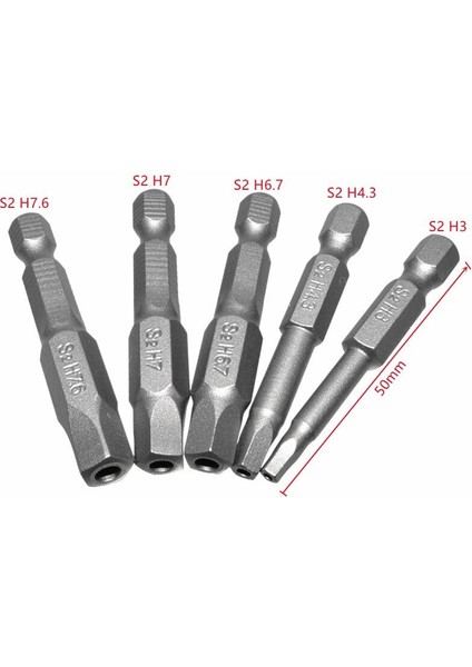 5 Adet Set Pentagon Tornavida Matkap Uçları Paylaş Bisiklet Uçları 1/4 Altıgen Şaft S2 Dıy El Aleti Setleri H3 H43 H67 H7 H76 (Yurt Dışından)