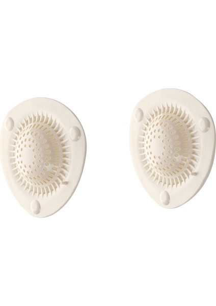 2x Silikon Lavabo Drenaj Filtresi Küvet Saç Catcher Stoper Trapper Drenaj Deliği Kapak Mesh Filtre Süzgeç Banyo Mutfak Klozet S/l Beyaz fiyatları