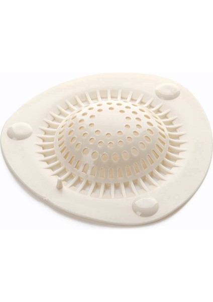 2x Silikon Lavabo Drenaj Filtresi Küvet Saç Catcher Stoper Trapper Drenaj Deliği Kapak Mesh Filtre Süzgeç Banyo Mutfak Klozet S/l Beyaz fırsatları